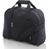 AEROLITE 40x30x15 Nouveau et Amélioré 2023 British Airways, EasyJet, Virgin Atlantic, KLM Holdall, Bagage Cabine Sous Siège Sac De Vol, Noir