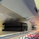 Aerolite ABS Bagage Cabine Bagage à Main Valise Rigide Légere à Serrure à Combinaison TSA Intégrée, pour Ryanair, easyJet, Air France et Plus, Noir