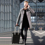Aerolite ABS Bagage Cabine Bagage à Main Valise Rigide Légere à Serrure à Combinaison TSA Intégrée, pour Ryanair, easyJet, Air France et Plus, Noir