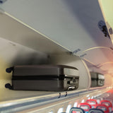 Aerolite 56x45x25 ABS Valise Cabine Easyjet British Airways Jet2 Taille Maximale 46L Bagage Cabine Bagage à Main Valise Rigide Légere à 4 Roulettes, Garantie De 5 Ans (Charbon)