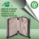 Aerolite 55x40x20 Ryanair Taille Maximale 40L ABS Cabine Bagage à Main Valise Rigide Légere à 4 roulettes, pour Easyjet, Lufthansa et Plus