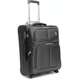Aerolite Extensible 55x40x20 à 55x40x23 Ryanair Priorité Taille maximale Eco Bagage à Main Valise Bagage Cabine 55x40x20 55x40x23 2 Roues avec Serrure TSA (Noir)