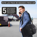 Aerolite 40x30x20 Wizz Air Taille maximale Sac à dos Respectueux de l'environnement Bagage de cabine Approuvé Voyage Carry On Holdall Sac à bandoulière Flight Rucksack avec YKK Zippers Garantie 5 ans