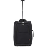 5 Cities Set de Deux Bagage à Main Valise à Roulettes Bagage de Cabine (Noir)