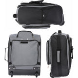 Aerolite MiniMAX 20L Wizz Air 40x30x20 Taille maximale Bagage à Main en Cabine sous Le siège Chariot à Dos Sac à Main en Cabine Sac à Main 2 Roues (Noir)