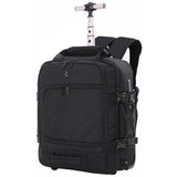 Aerolite Mochila Trolley de Tamaño Máximo 45x36x20 Easyjet con 2 Ruedas Equipaje de Cabina Reciclado Ecológico Homologado Asa Extensible Bolsa de Viaje Mochila de Vuelo con 10 Años de Garantía